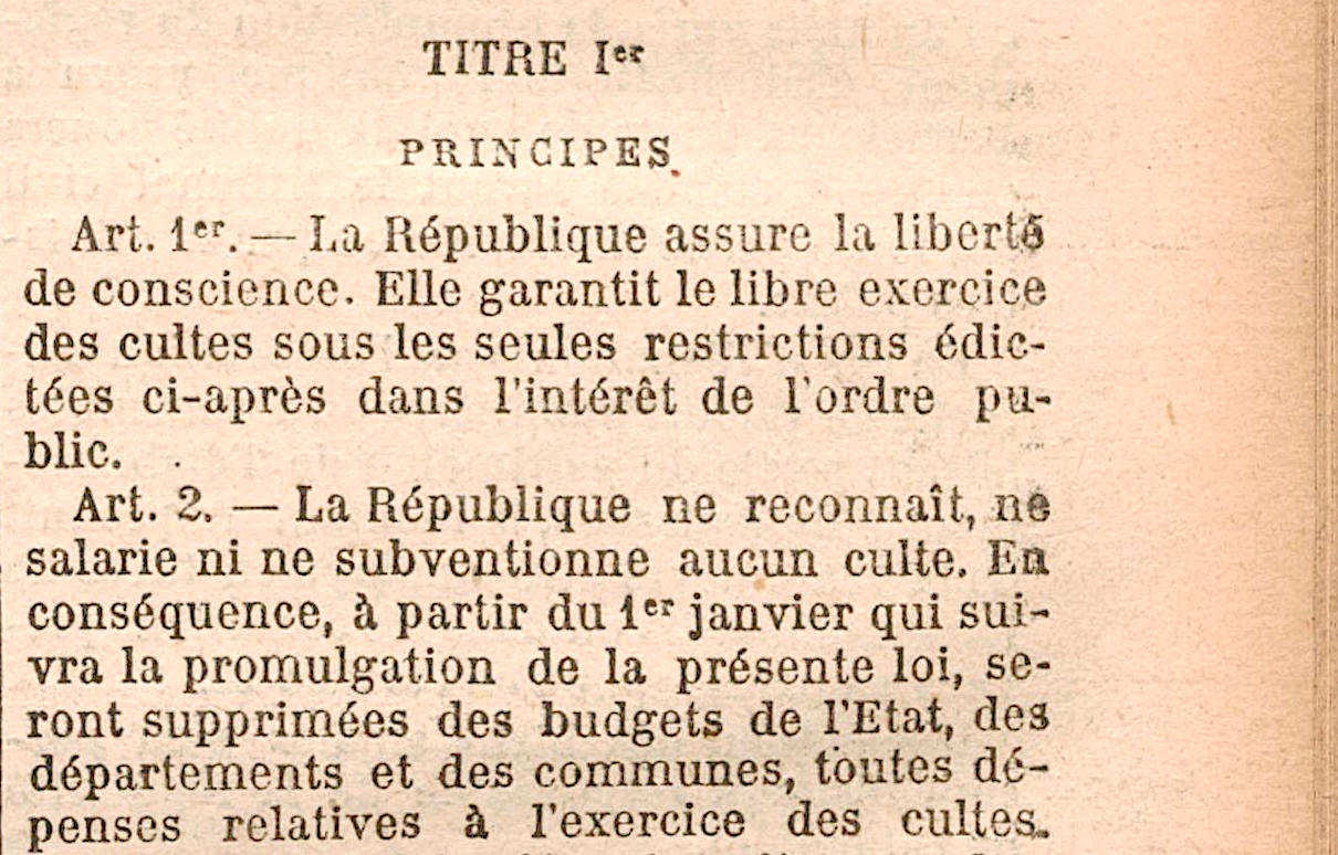 Les Paradoxes Politiques De La Laicite 1 Situation De La Laicite Forum Protestant