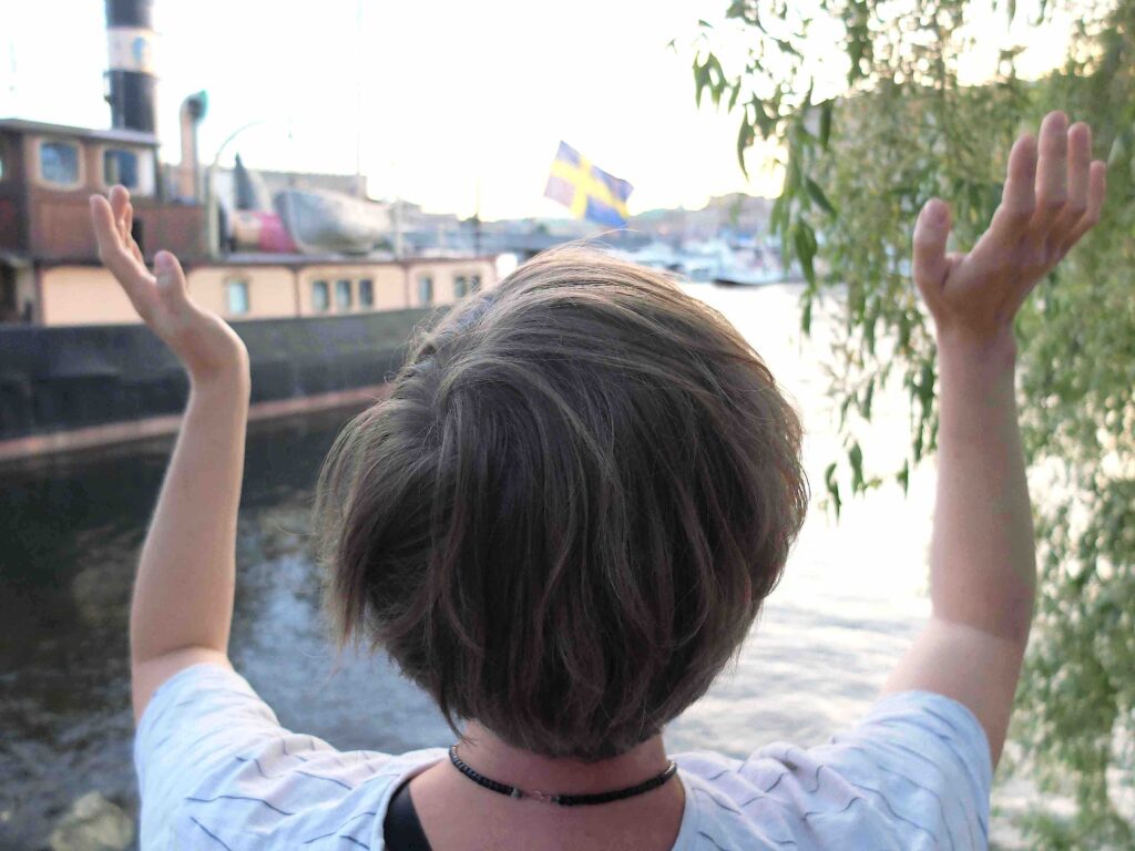 Pentecôtiste en prière à Stockholm