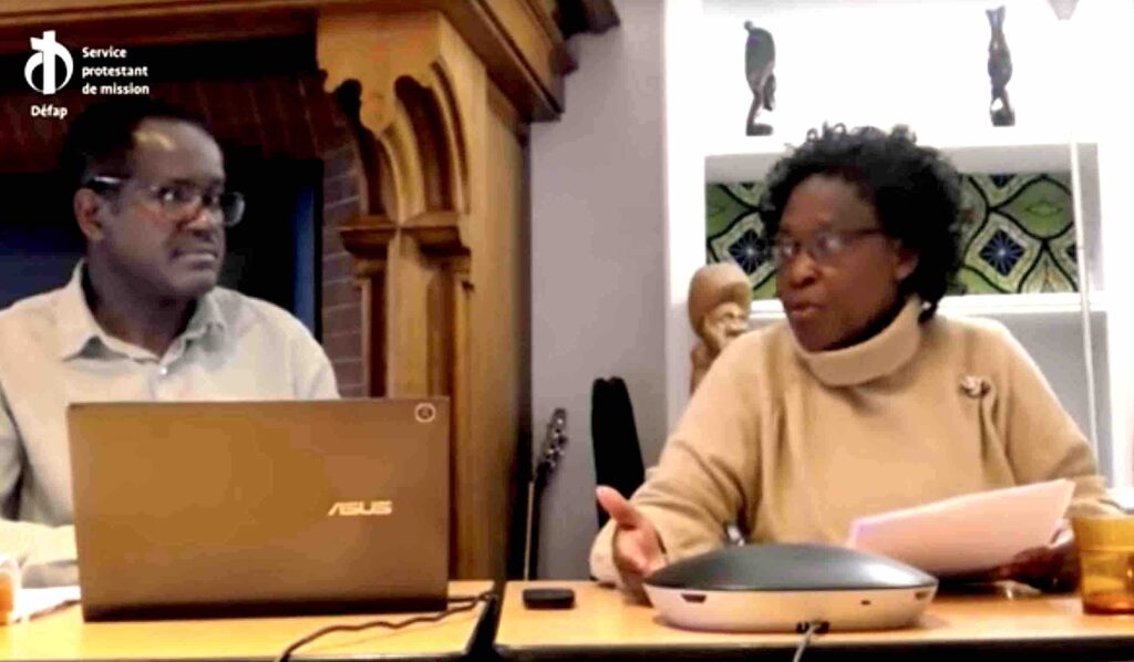 Jean-Pierre Anzala et Jeanine Mukaminega
