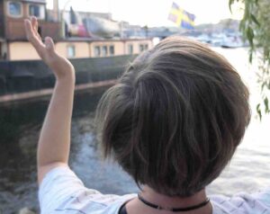 Pentecôtiste en prière à Stockholm (photo Émir Mahieddin)