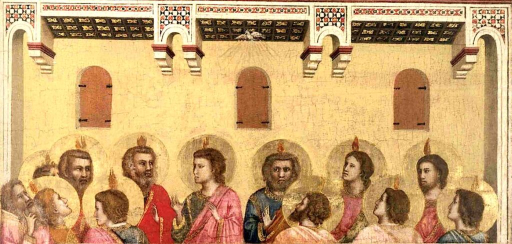 Pentecôte selon Giotto