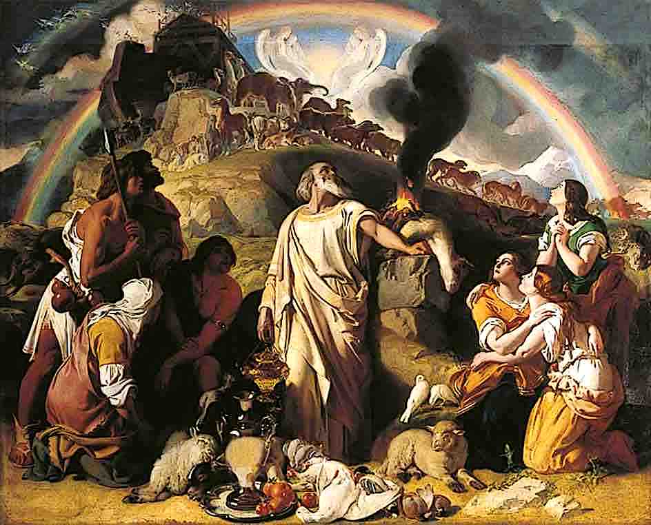 Le sacrifice de Noé par Daniel Maclise