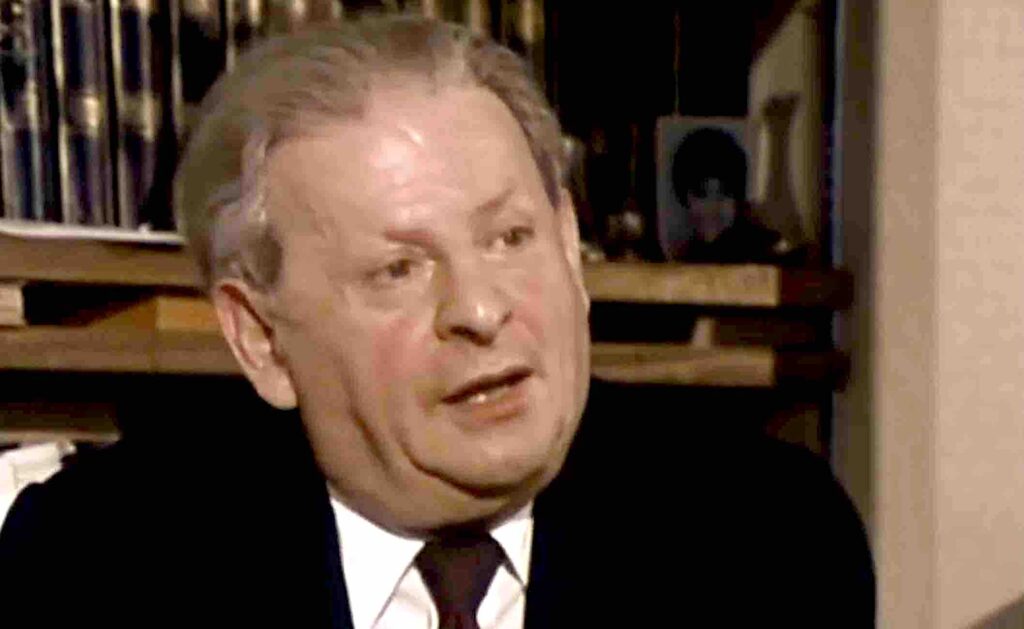Emmanuel Lévinas en 1981 lors d'un entretien avec Radio Canada