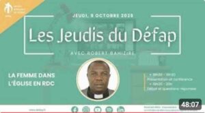 Jeudi du Défap avec Robert Bahizire Byamungu