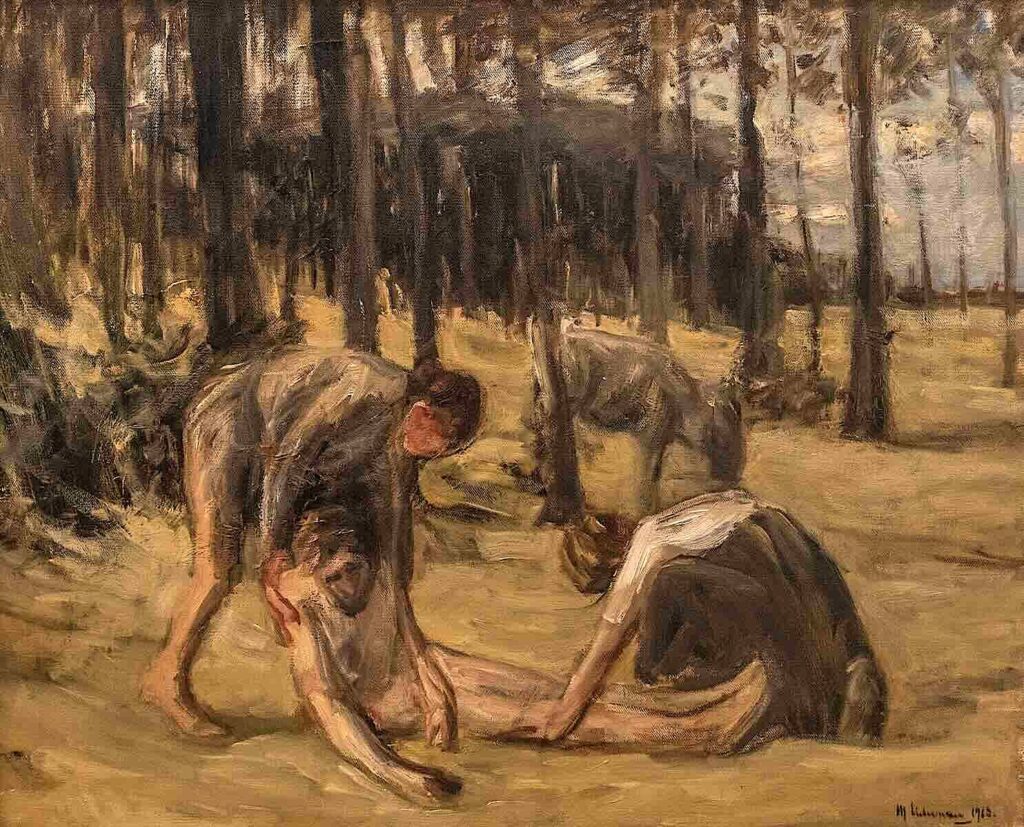 Le bon samaritain, par Max Liebermann en 1910