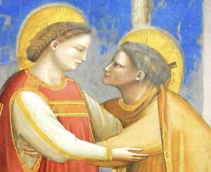 Marie et Élisabeth (par Giotto)