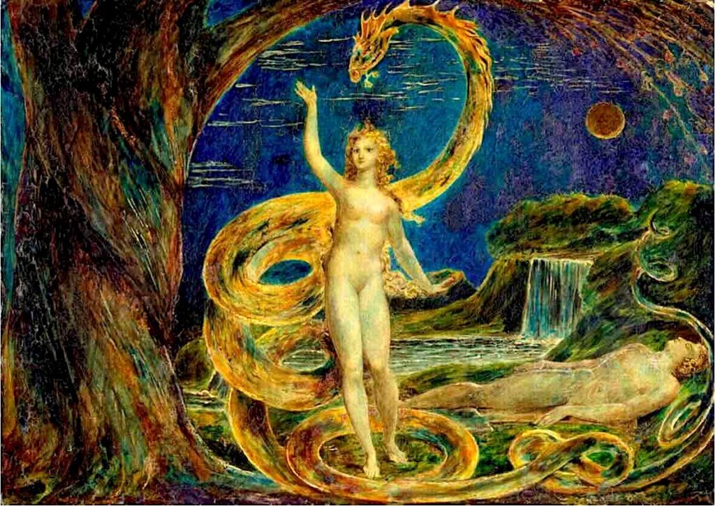 Ève et le serpent (William Blake)