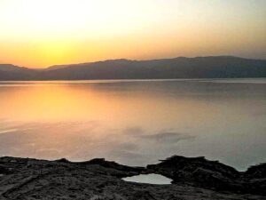 Aurore sur la Mer Morte