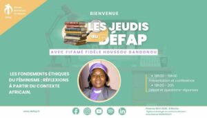 Jeudi du Défap avec Fifamé Fidèle Houssou Gandonou