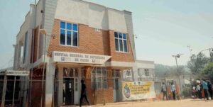 Entrée de l'hôpital de Panzi à Bukavu