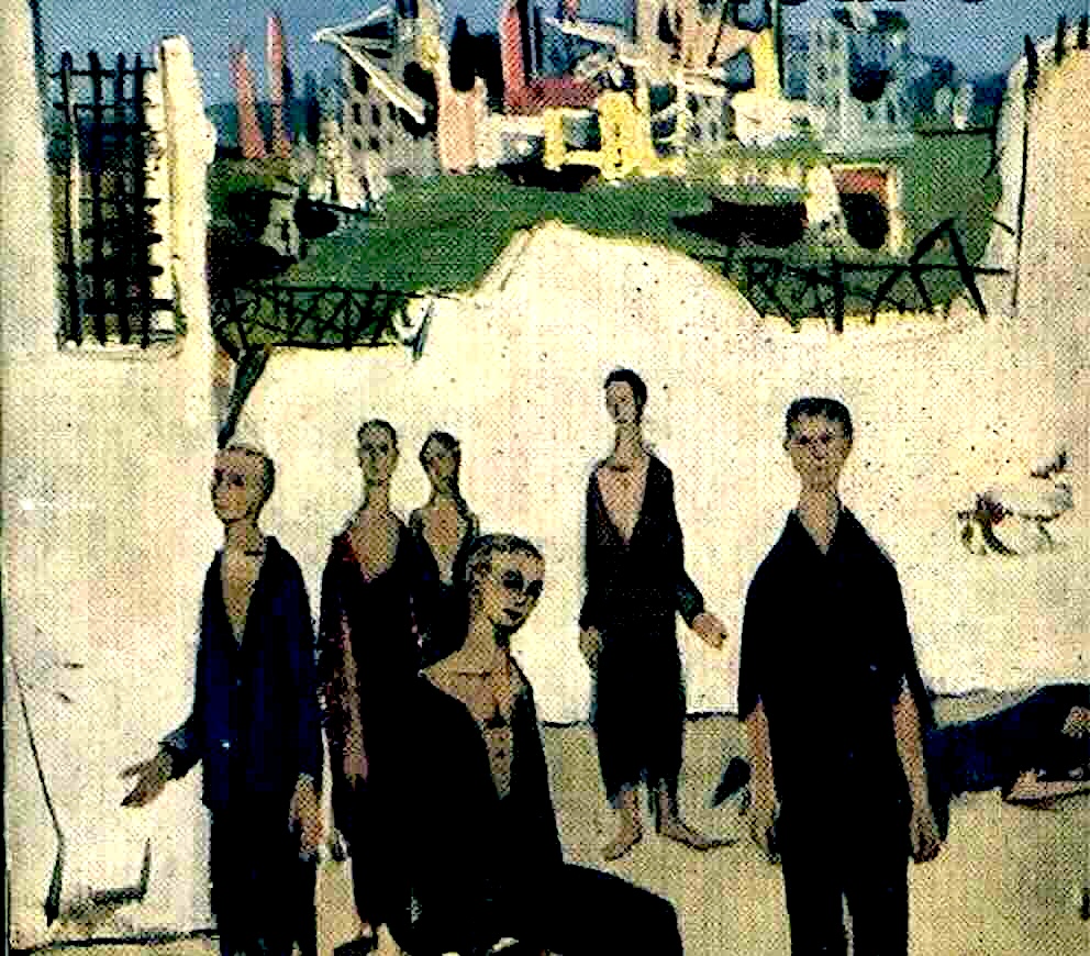 Détail de la couverture de l'édition de La vingt-cinquième heure en Livre de poche en 1966