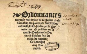 Ordonnances de Villers-Cotterêts