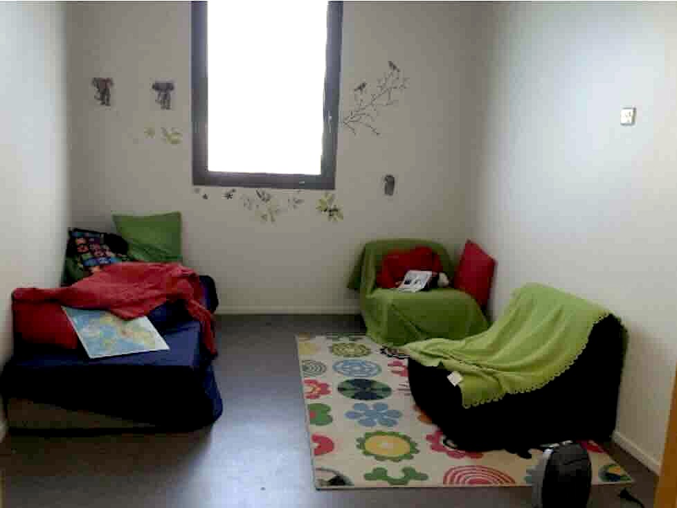 Salle d'apaisement à l'EPM de Meyzieu