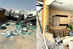 L’école de Khirbet Zanuta détruite par des colons en Cisjordanie (photo prise le 5 juillet 2024, Eran Shuali)
