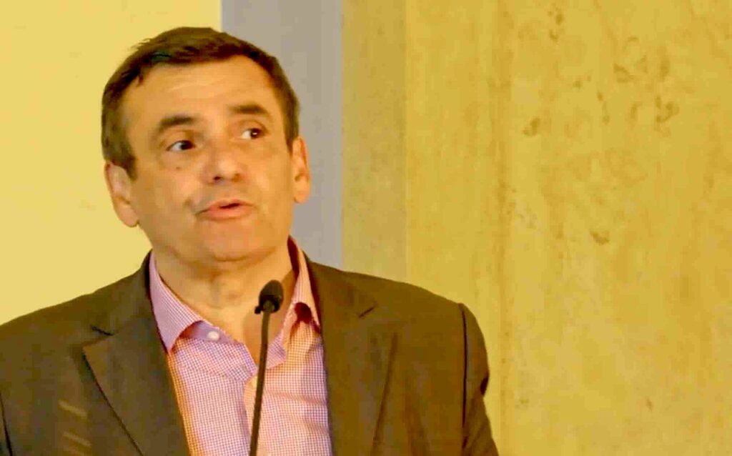 Samuel Amédro lors de son allocution à Strasbourg