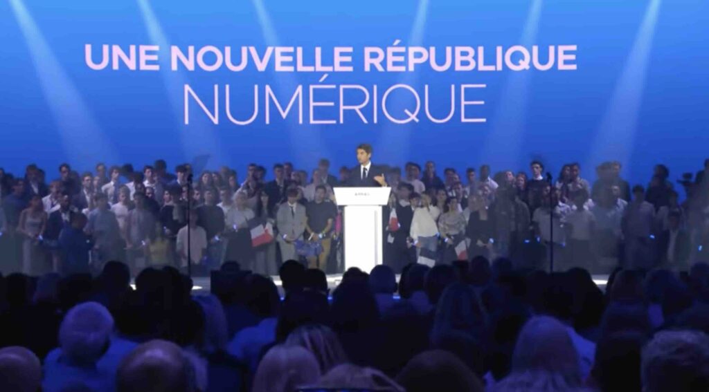 Meeting de Gabriel Attal à Arras le 21 septembre 2025