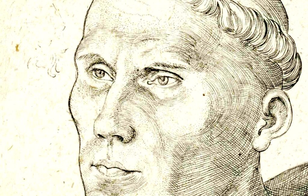 Luther en moine augustin, par Lucas Cranach l'ancien