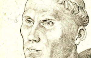 Luther en moine augustin, par Lucas Cranach l'ancien