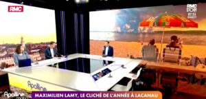 La photo de Maximilien Lamy comme évènement dans la matinale de RMC le 27 juillet. 
