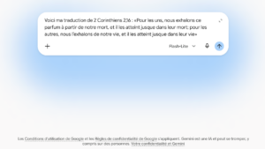 Question à Gemini