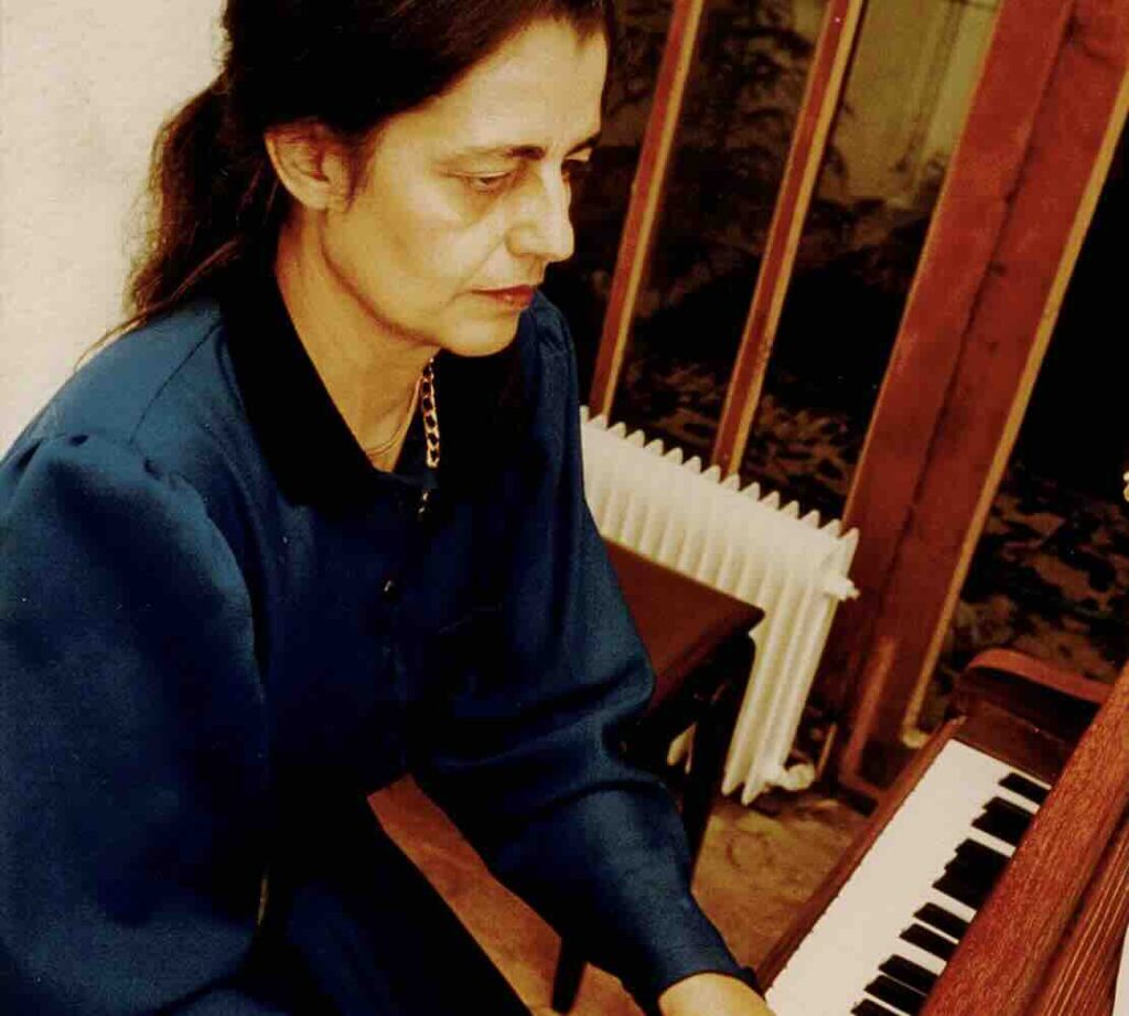 France Quéré au piano