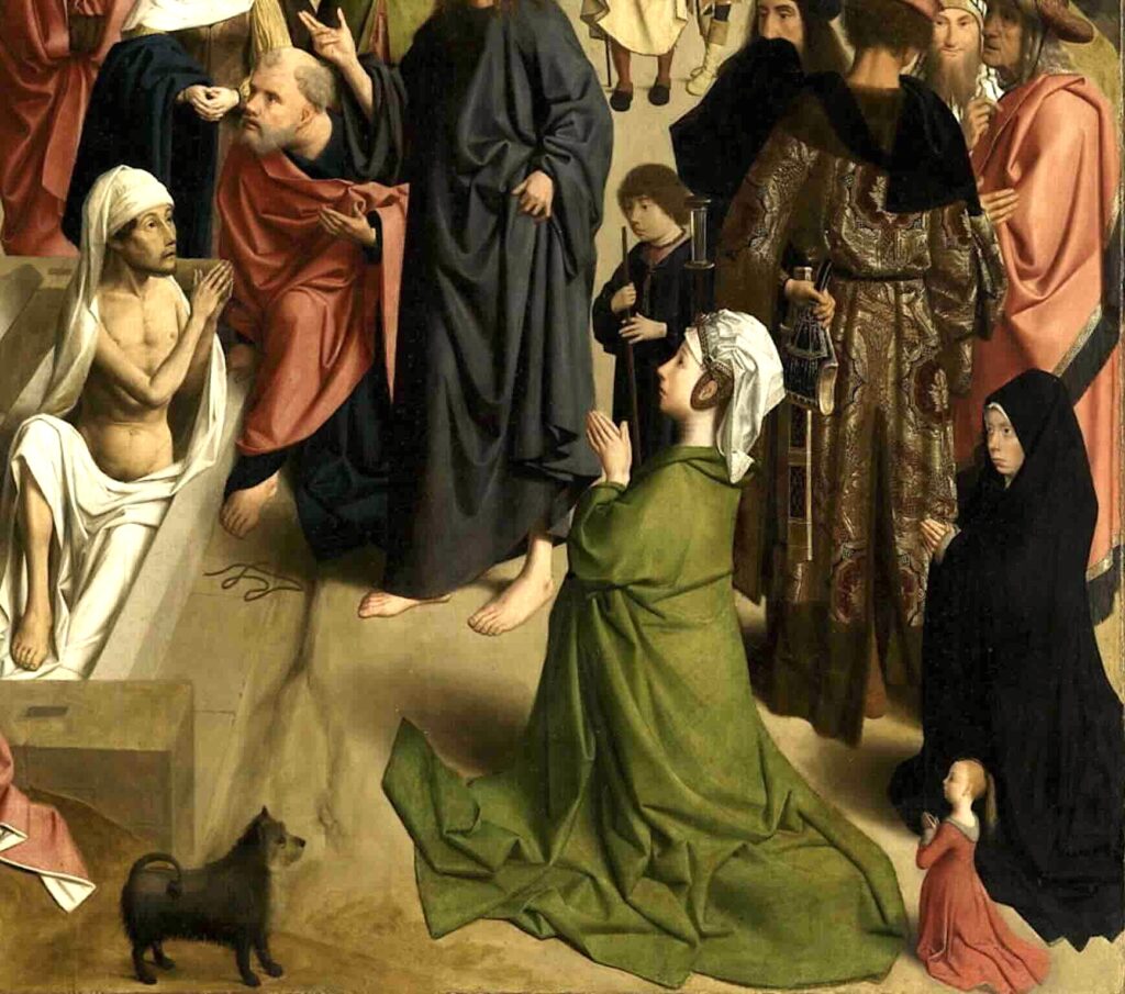 Détail de la Résurrection de Lazare (Geertgen tôt Sint Jans)