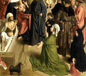 Détail de la Résurrection de Lazare (Geertgen tôt Sint Jans)