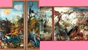 Retable de Grünewald et triptyque d'Otto Dix