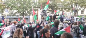 Manifestation pro-palestinienne à Paris le 11 novembre 2023