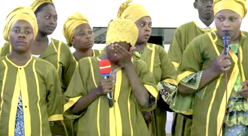 Dans un culte d'une Église de l'ECC à Goma en septembre 2026